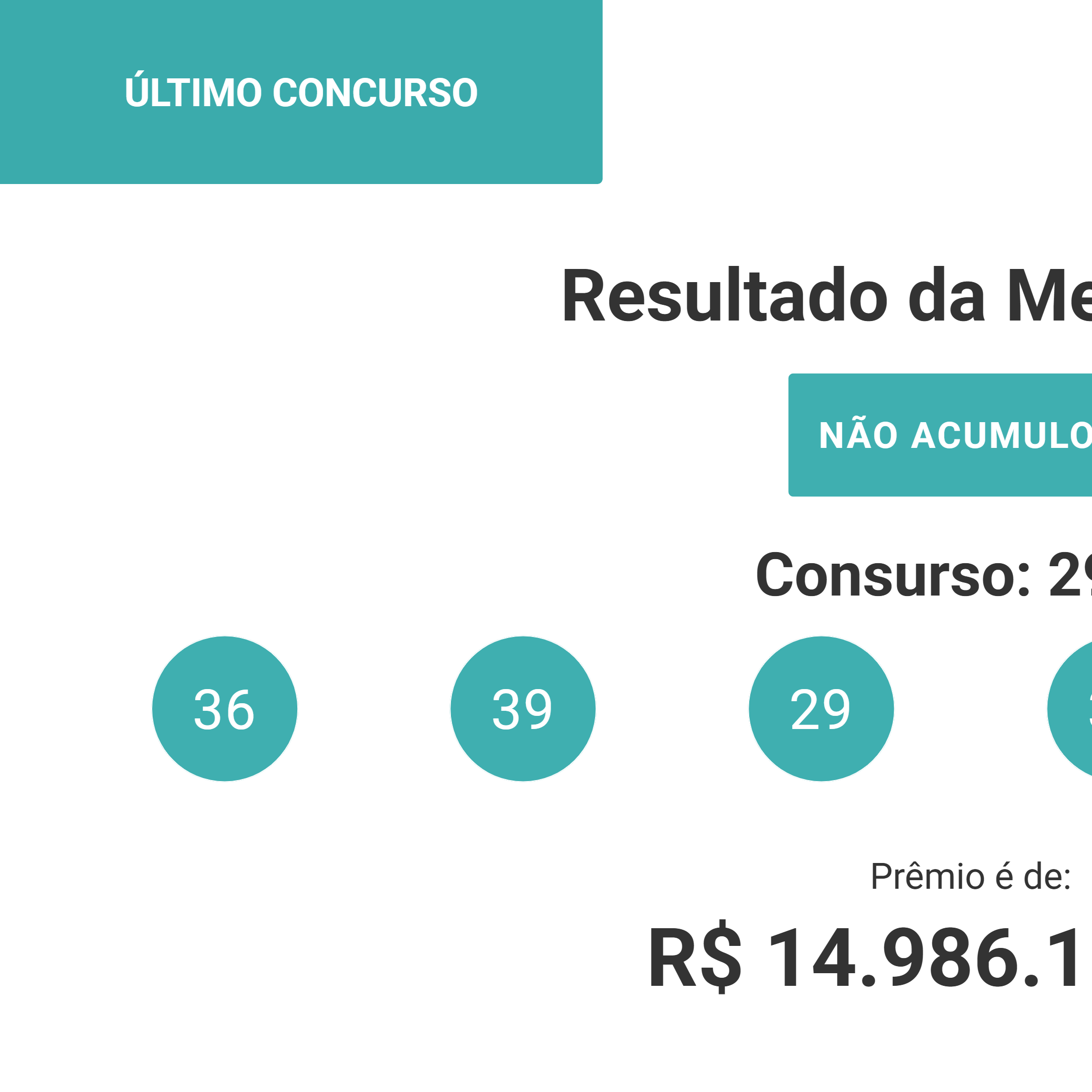 Resultado da Mega-Sena (25/11/2025),  concurso (2943) o prêmio saiu, verifique os números sorteados.